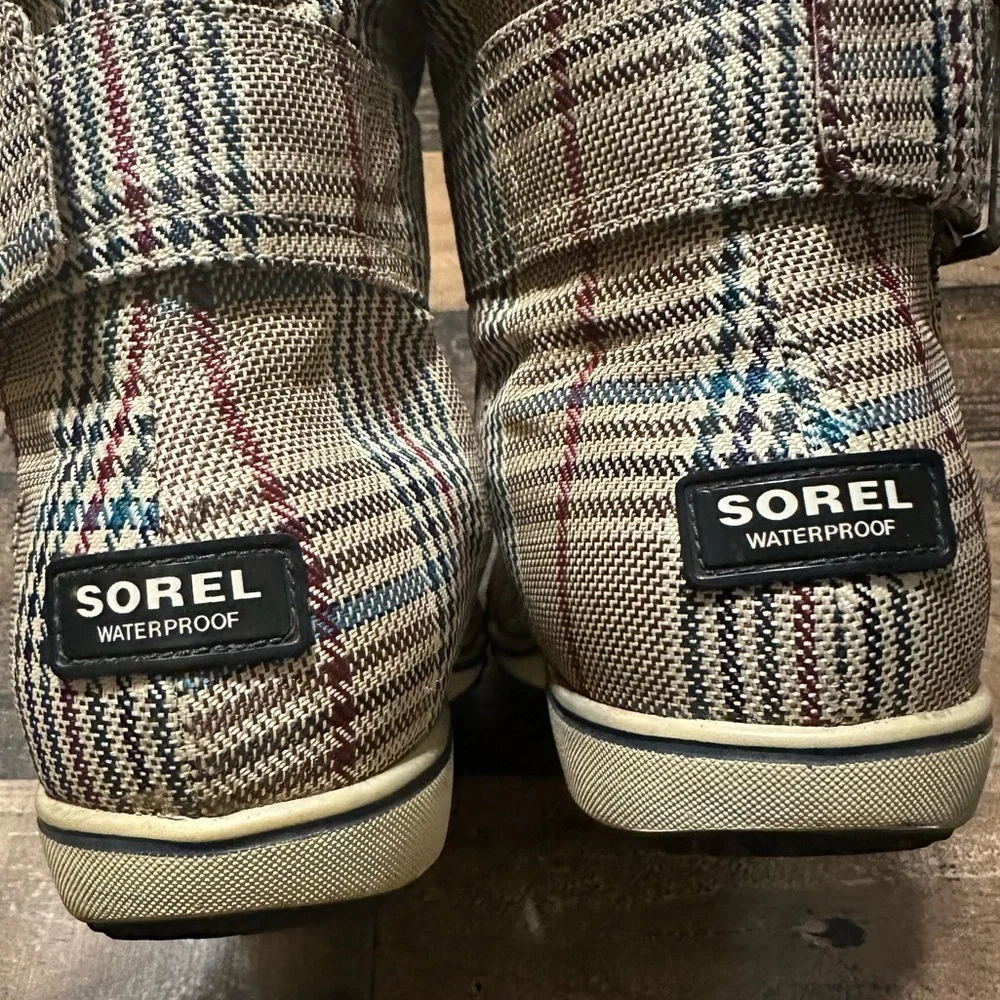 Sorel Milano Breve Plaid Waterproof Boots